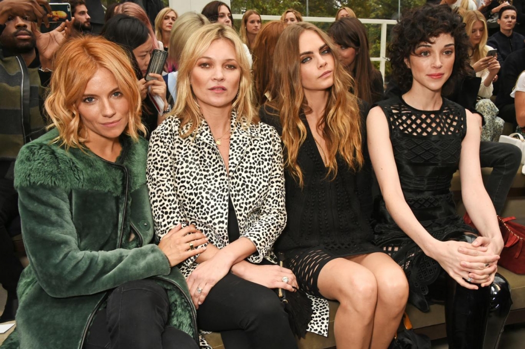 Sienna Miller Kate Moss Cara Delevingne St Vincent