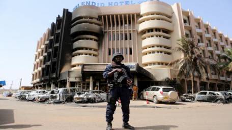 At least 23 people dead in hotel siege in Burkina Faso