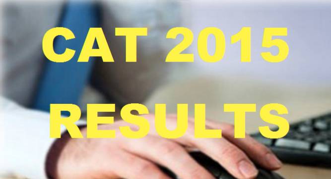 CAT 2015 results declared via SMS