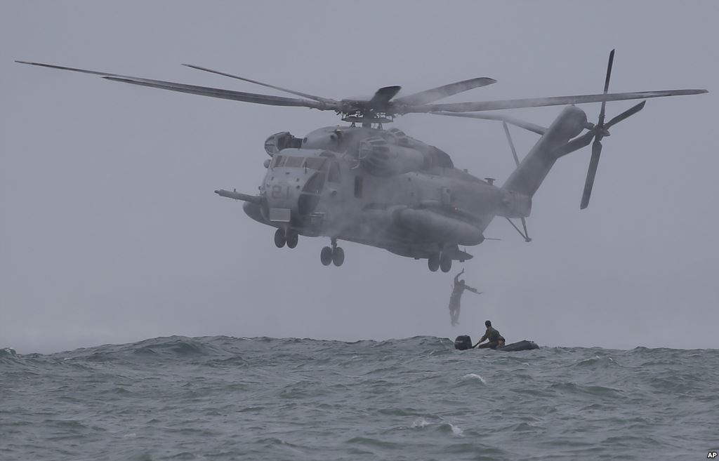CH-53 similar to those that crashed off the coast of Hawaii