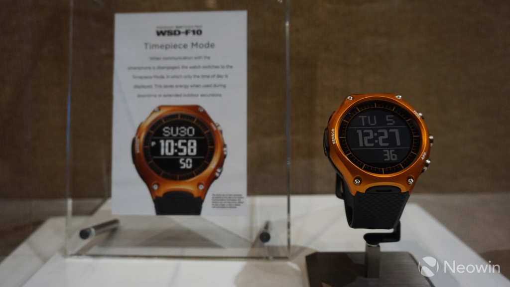 Android Wear Powered Casio Announced at CES 2016