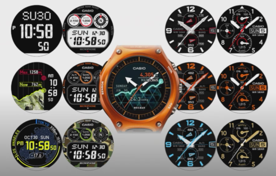 Android Wear Powered Casio Announced at CES 2016