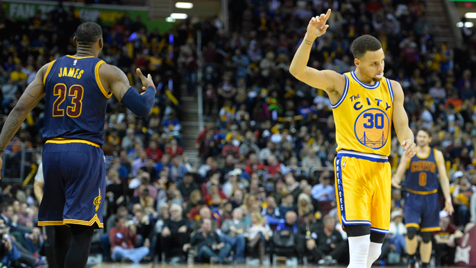 Stephen Curry humbles LeBron James in rout of the Cavaliers