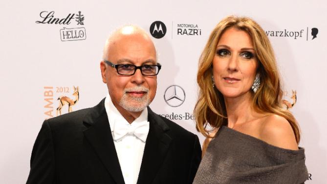 Celine Dion and her husband and manager Rene Angelil