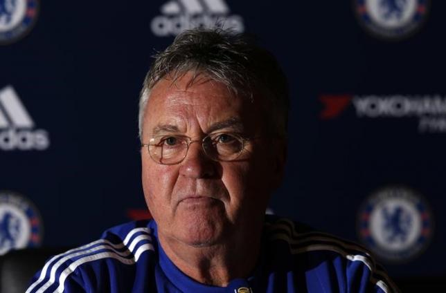 Football Soccer- Chelsea- Guus Hiddink Press Conference- Chelsea Training Ground- 8/1/16 Chelsea manager Guus Hiddink during the press conference