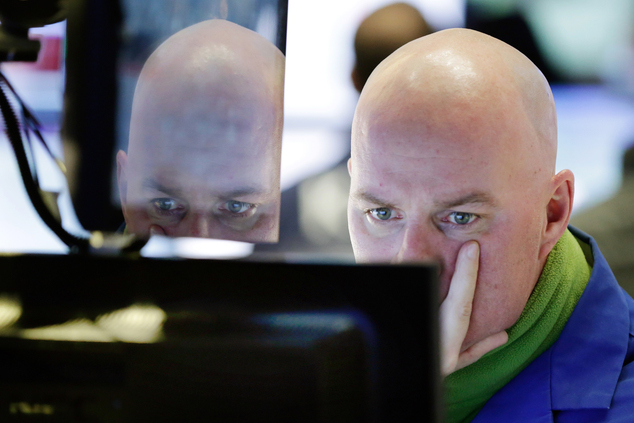 Specialist John O'Hara works at his post on the floor of the New York Stock Exchange Thursday Jan. 7 2016. U.S. stocks are opening sharply lower as worrie