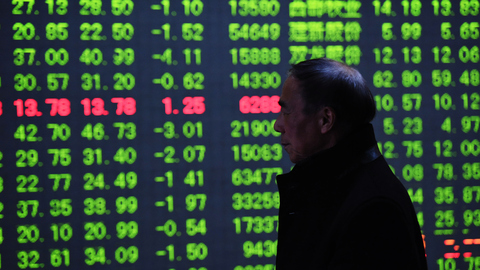 Chinese shares slid on Tuesday back to the original point of a year ago