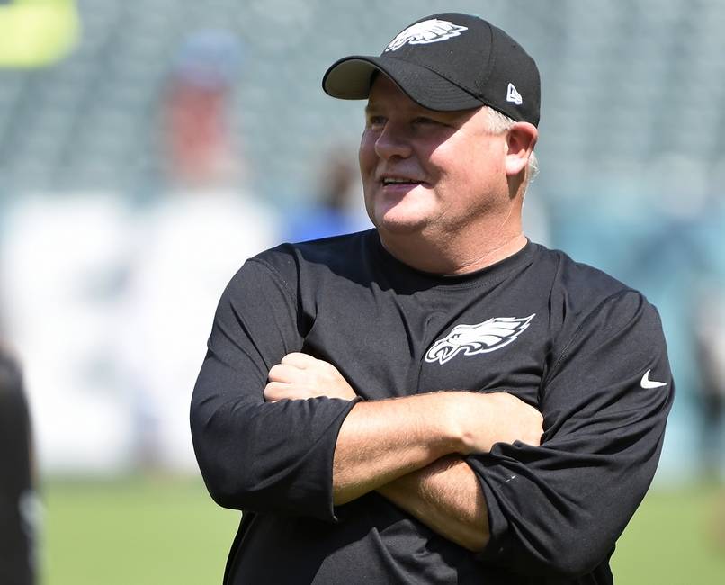 Aug 16 2015 Philadelphia PA USA Philadelphia Eagles head coach Chip Kelly on the field prior to the game against the Indianapolis Colts in a preseason NFL football game at Lincoln Financial Field. Mandatory Credit Eric Hartline-USA TODAY Sports