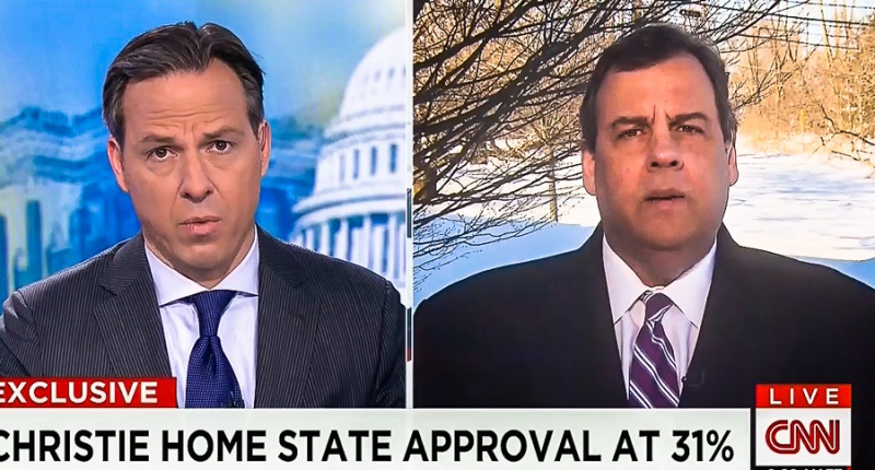 CNN's Jake Tapper speaks to Chris Christie