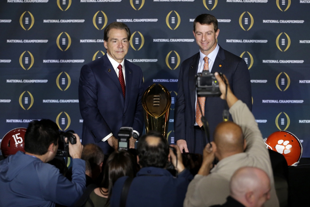 Playoff Championship Clemson Alabama Football