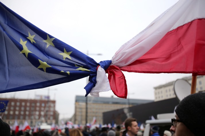 Commission officials are concerned over Poland's legal changes threatening judicial independence and media freedom | EPA