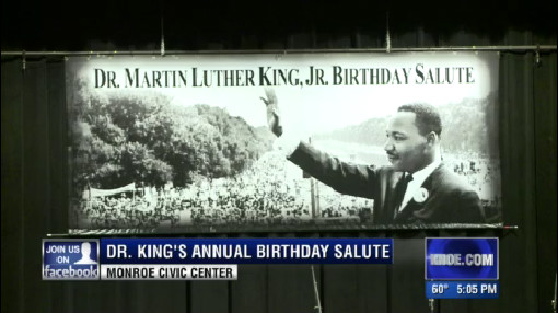 Hundreds of people were out Thursday at the Monroe Civic Center for the 37th Annual Dr. Martin Luther King Jr. Birthday Salute hosted by the City of Monroe
