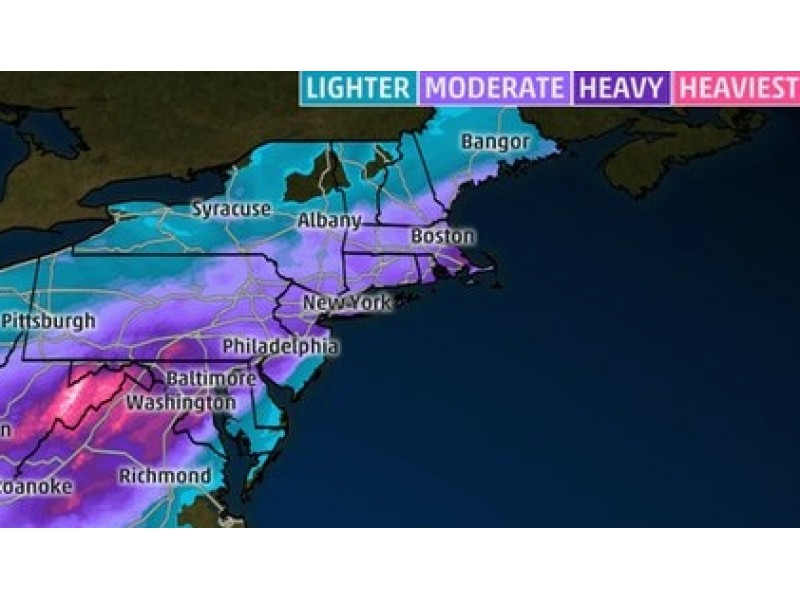 8-12 Inches of Snow Forecast for Nashua This Weekend