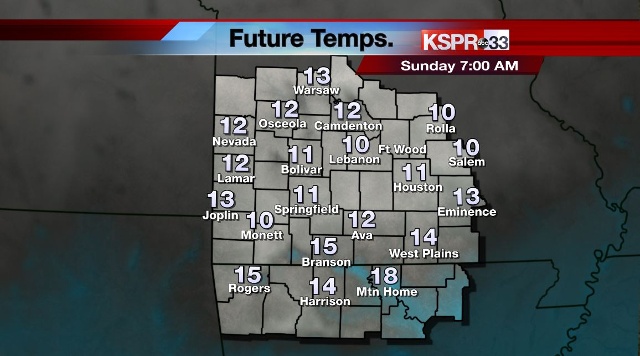 Very cold...low wind chills Sunday