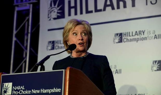 Hillary Clinton addresses NARAL pro-choice event