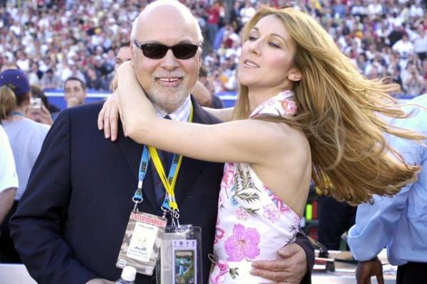 Friends, family join Celine Dion in service for husband