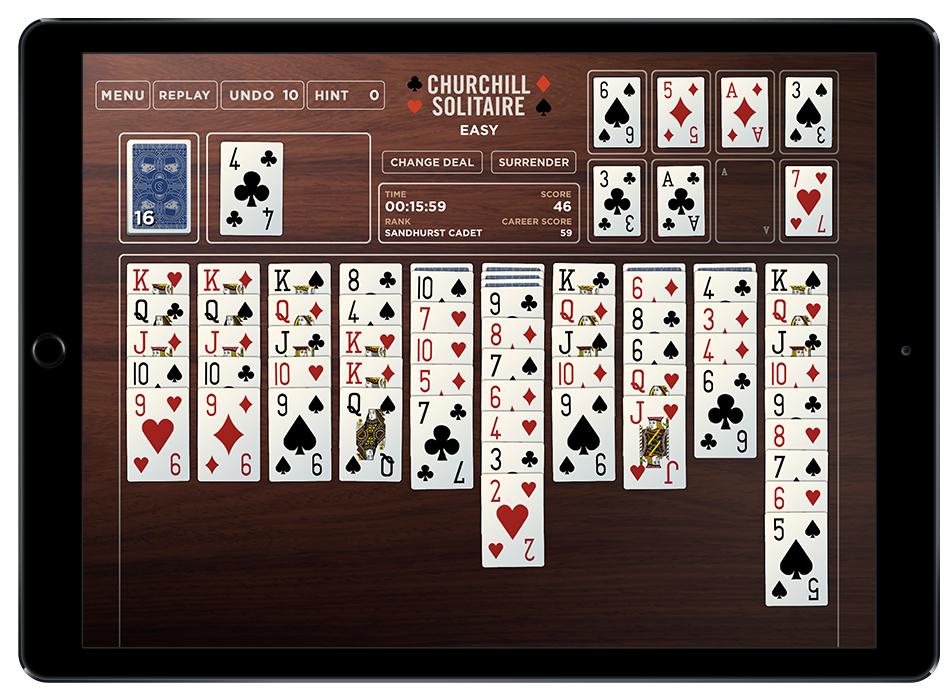 Noted App Developer Donald Rumsfeld Made a Winston Churchill Themed Solitaire App