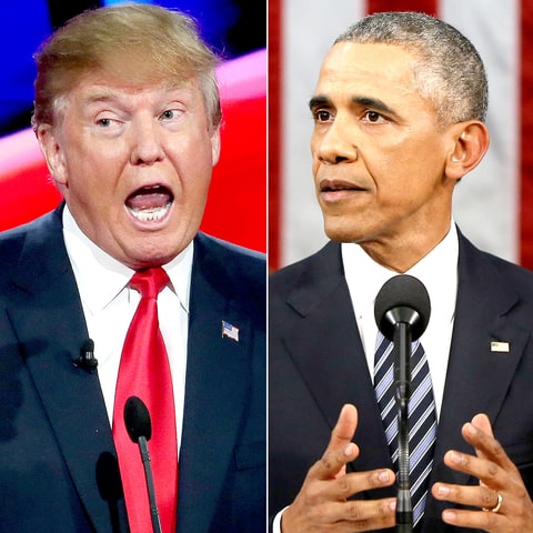 Donald Trump and President Barack Obama     Justin Sullivan  Getty Images Evan Vucci  Pool via Bloomberg  Getty Images