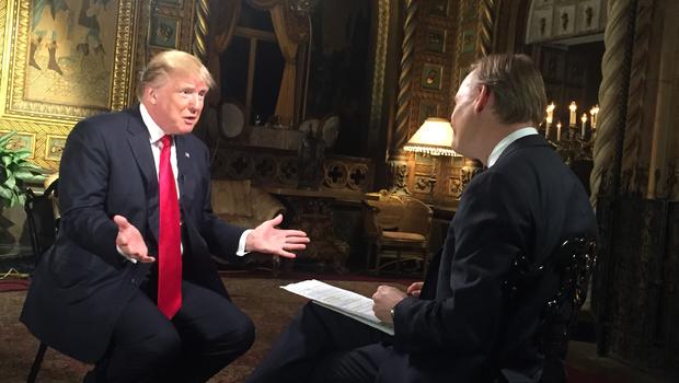 Donald Trump sits down for an interview with'Face the Nation moderator John Dickerson