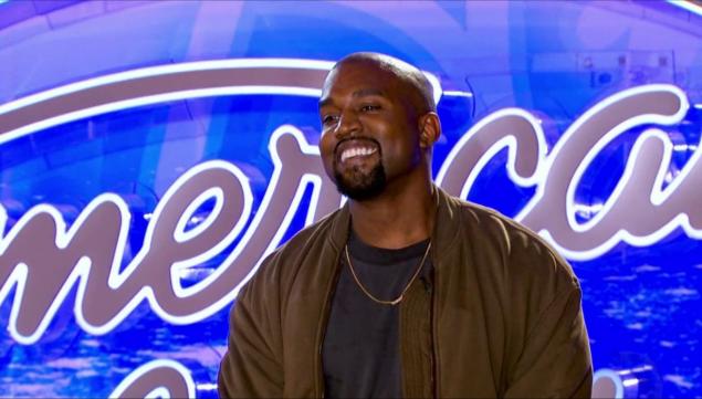 Kanye West surprised the judges with an audition for “American Idol.”