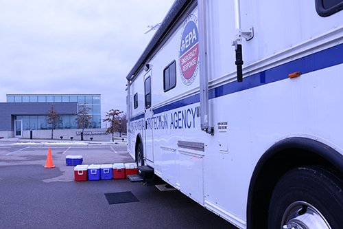 EPA engineers are working out of Kettering University's Innovation Center on Bluff Street