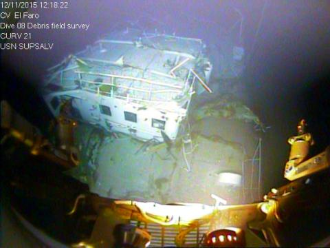 WATCH: NTSB Releases Video of El Faro Container Ship Wreckage