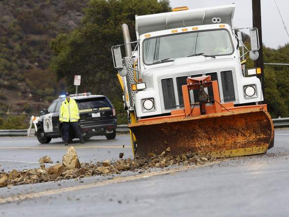 Storms drench California