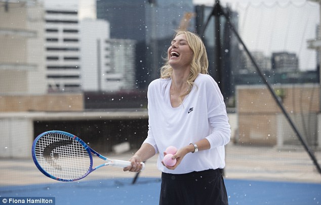 Enjoying the snow The 28-year-old was dressed casually in black joggers teamed with a white Nike top and sports bra