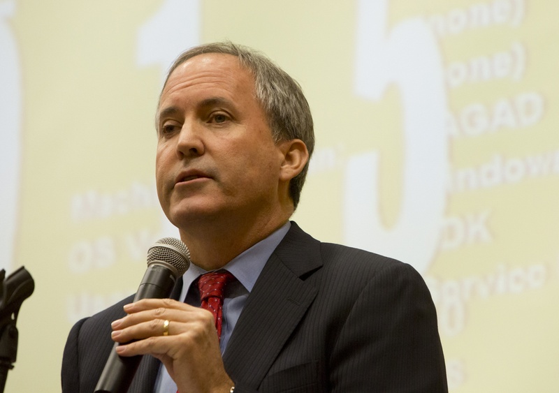 Texas Attorney General Ken Paxton at the 2015 Open Government Conference in San Marcos Texas