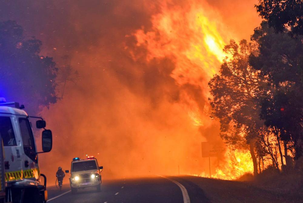 Wildfires in Australia have destroyed 95 homes