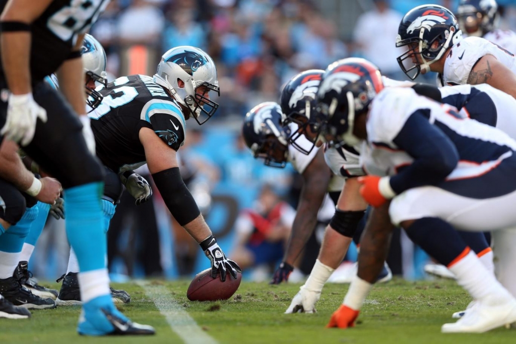 Flashback Broncos and Panthers in action back in 2012 Getty