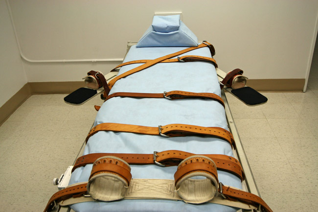 Florida's lethal injection gurney may have a break