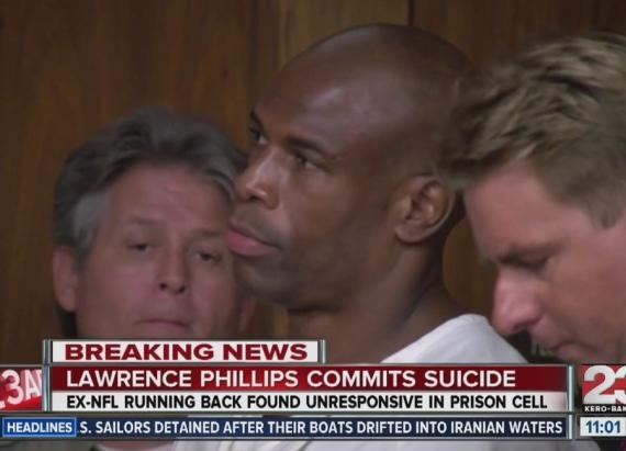 Former NFL Player Lawrence Phillips Found Dead in Cell Officials Suspect Suicide