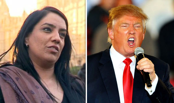 Naz Shah and Donald Trump