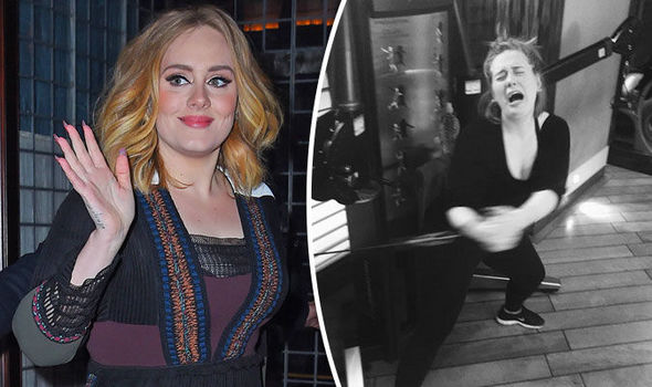 Adele has posted a joke selfie on Instagram