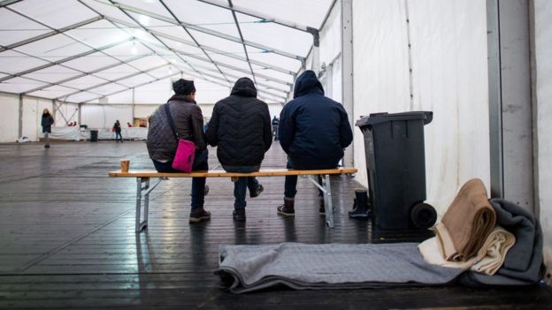 German authorities are now sending back dozens of people a day to Austria. Some are migrants refused entry  BBC