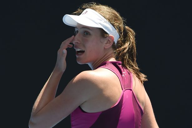 Getty Images

Jo Konta celebrates her victory