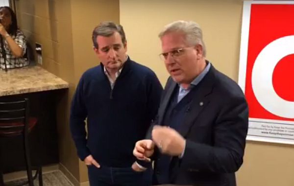 Glenn Beck endorsing Ted Cruz