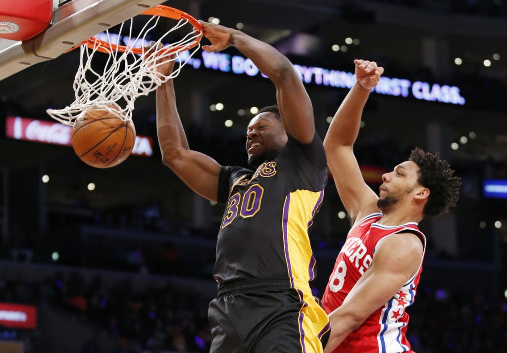 Lakers beat Sixers, 93-84, without Kobe Bryant