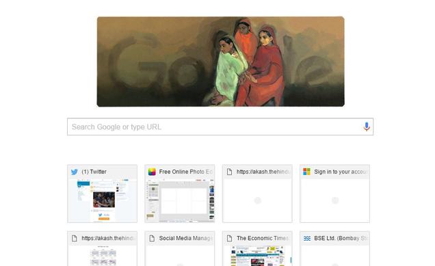 Amrita Sher-Gil's 103rd birthday: Google Doodle pays tribute to famous painter by 'Three Girls'