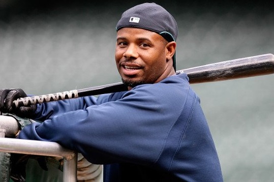 Ken Griffey backwards hat