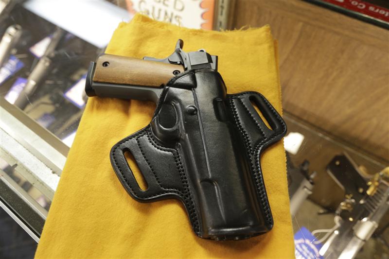 Gun In Holster