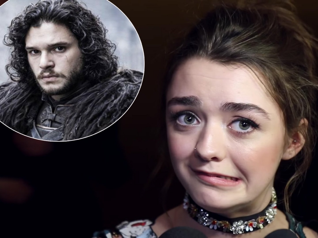 HBO  The Upcoming Maisie Williams with Kit Harington as Jon Snow