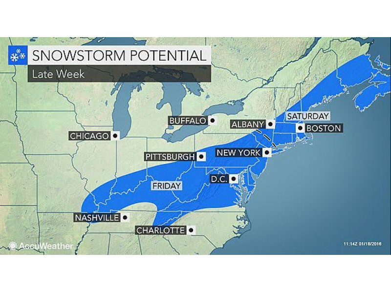 Heavy Snow Possible for Glastonbury This Weekend