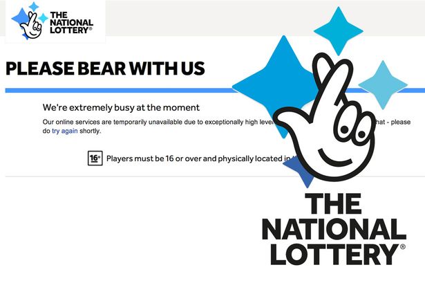 National Lottery website crashes as people attempt to buy last minute tickets for £57.8million jackpot