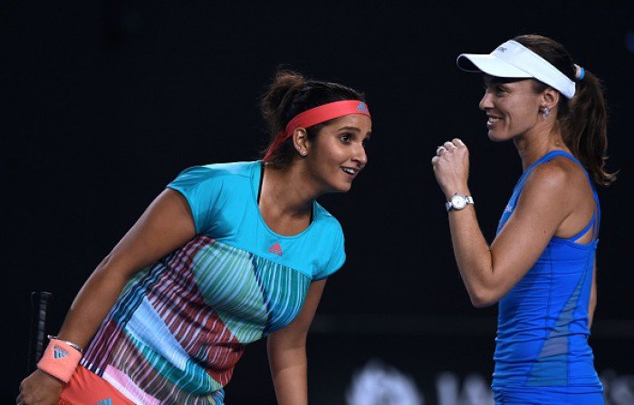 Australian Open Sania Mirza and Martina Hingis Steamroll Into The Finals