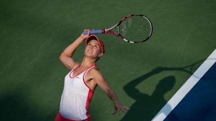 Eugenie Bouchard was impressive in Hobart