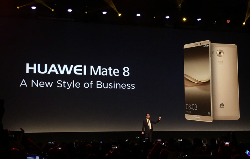 CES 2016 Huawei Mate 8 boasts a big screen and big battery Australia-bound this year