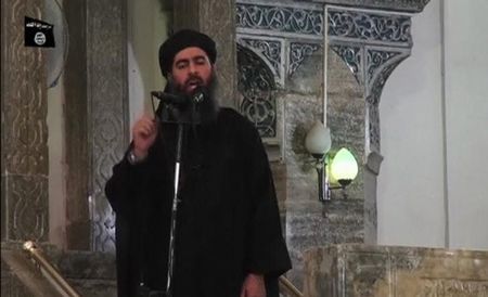 UK-MIDEAST-CRISIS-BAGHDADI:Islamic State gets tougher in face of air strikes- audio message