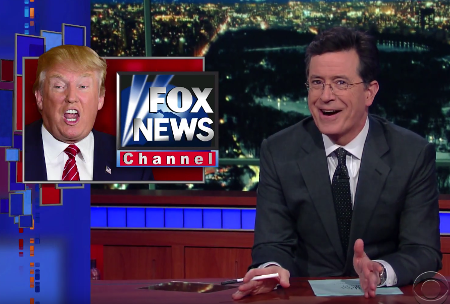 Stephen Colbert Donald Trump Debate Video